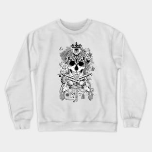 Skull Tattoo Crewneck Sweatshirt